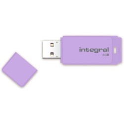 CLE USB2 8GO INTEGRAL VIOLET