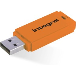 CLE USB2 16GO INTEGRAL ORANGE