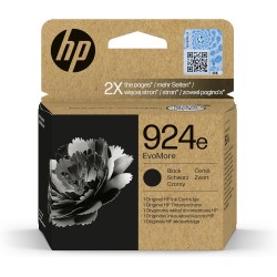 Cartouche HP 924e EvoMore Noire Originale – Haute Capacité 1 000 Pages