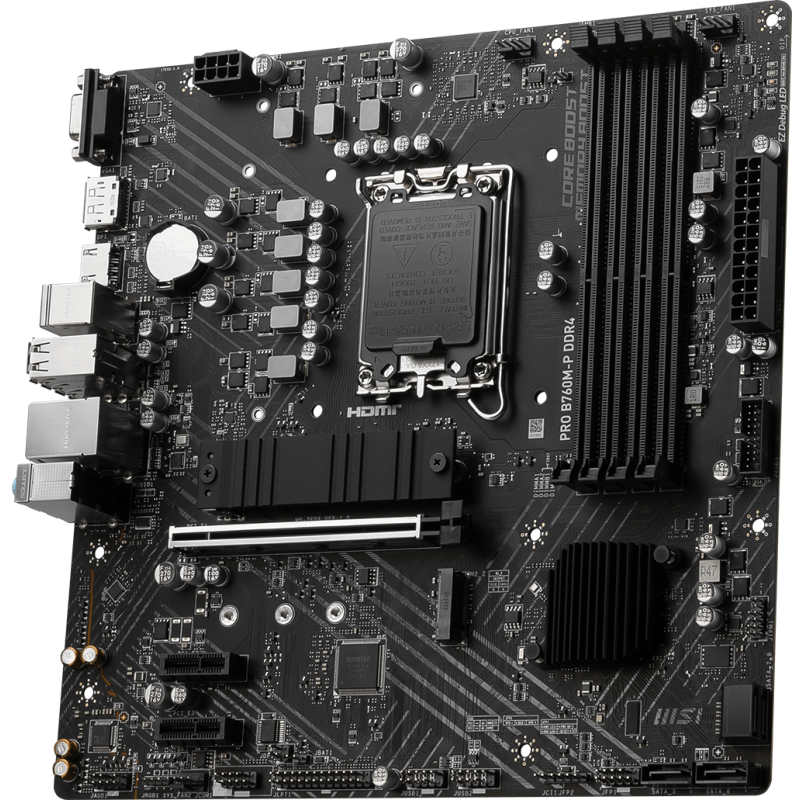 Carte mère MSI PRO B760M-P DDR5 – Intel B760 LGA 1700 Micro-ATX