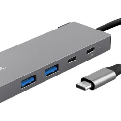 Trust Dalyx 5-en-1 – Adaptateur Multiport USB-C HDMI 4K 60 Hz