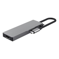 Trust Dalyx 5-en-1 – Adaptateur Multiport USB-C HDMI 4K 60 Hz