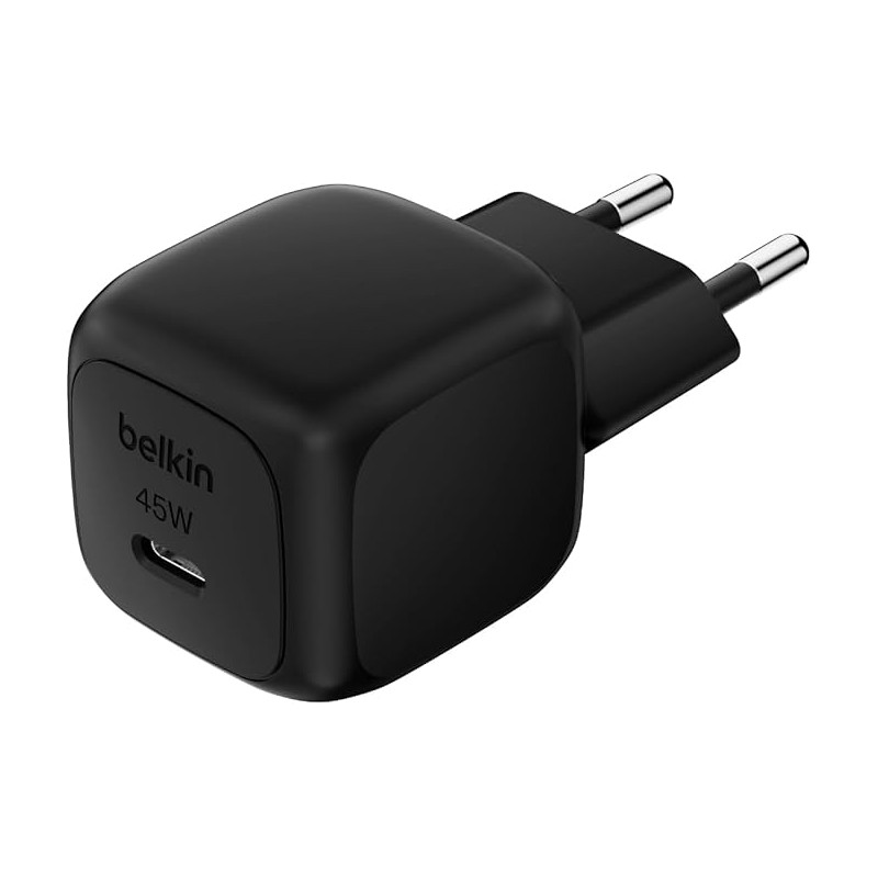 Belkin BoostCharge Chargeur USB-C 45 W Power Delivery Compact Noir