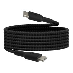 Belkin Câble USB-C vers USB-C Tressé 2 m 240 W Noir