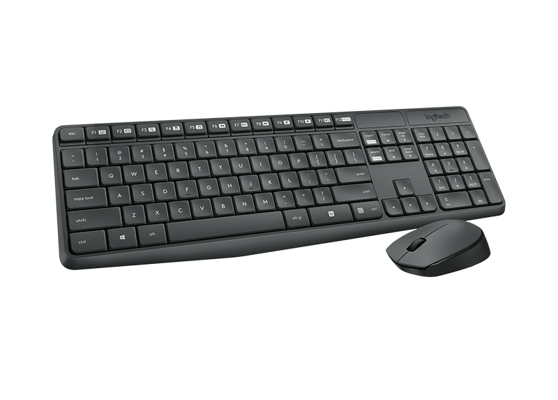 Logitech MK235 clavier RF sans fil AZERTY Français Noir